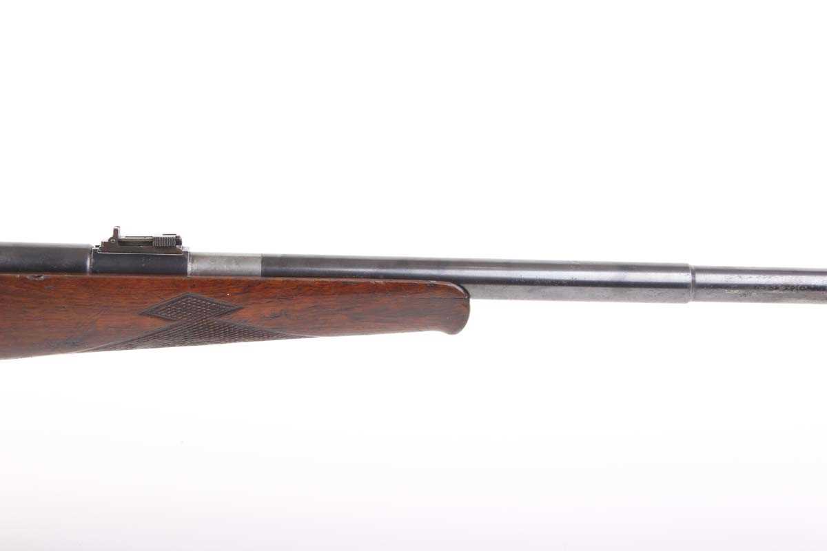 Ⓕ (S1) 7 x 57mm DWM Mauser bolt action sporting rifle, 27½ ins three-stage barrel (CIP proof), blade - Image 4 of 9