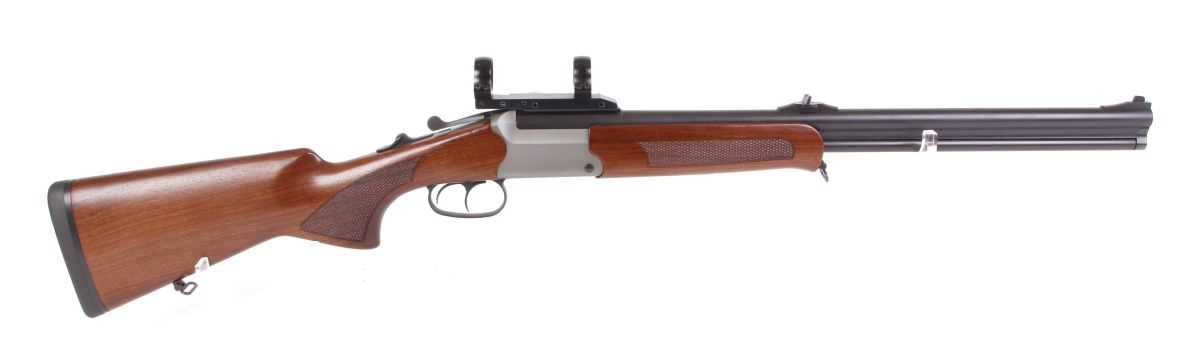 Ⓕ (S1) 12 bore/.222 (Rem) Haenel Jaeger 8.10 over and under combination hunting gun, 23½ ins