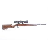 Ⓕ (S1) .22 CZ 452-2E bolt action rifle, 21 ins heavy barrel threaded for moderator (capped), 5