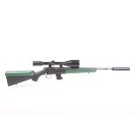 Ⓕ (S1) .17 (Hmr) CZ 455 bolt action rifle, 17 ins screw cut barrel (A-Tec Wave moderator available),