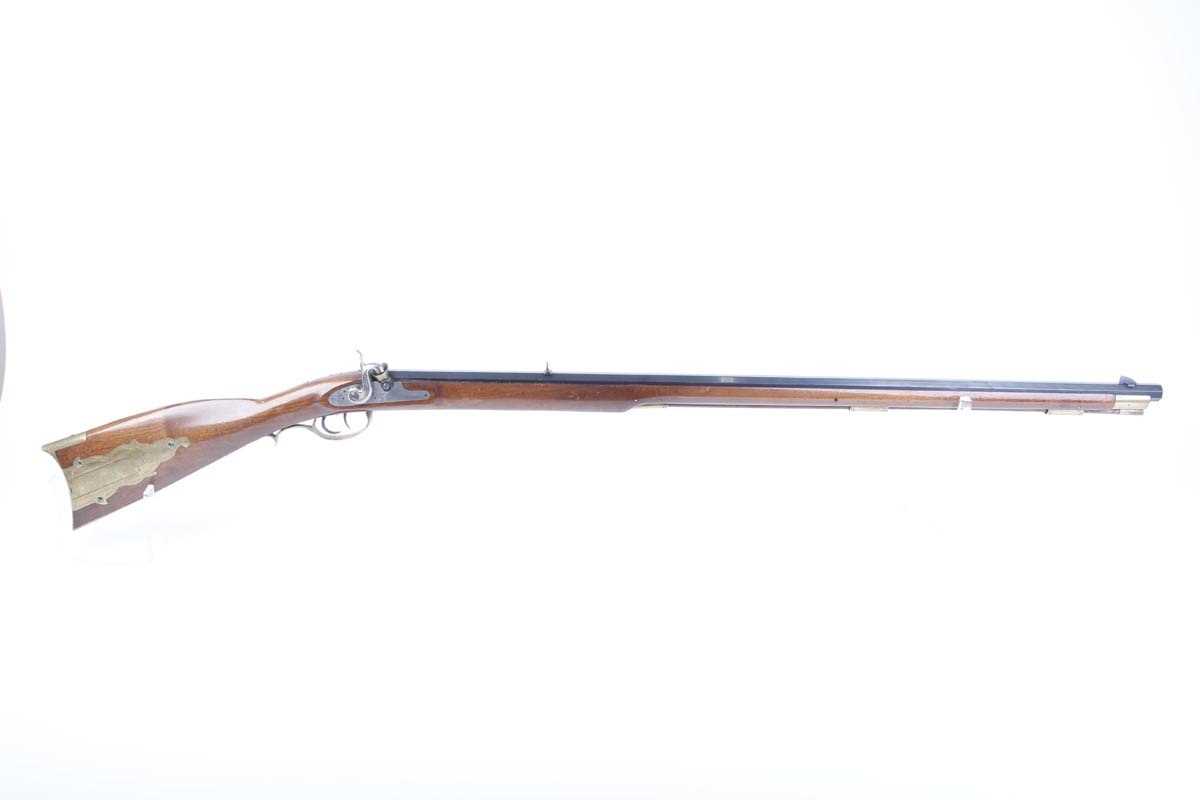 Ⓕ (S2) .45 (smooth) Pedersoli '1836 Alamo' percussion long gun, 35½ ins octagonal barrel with