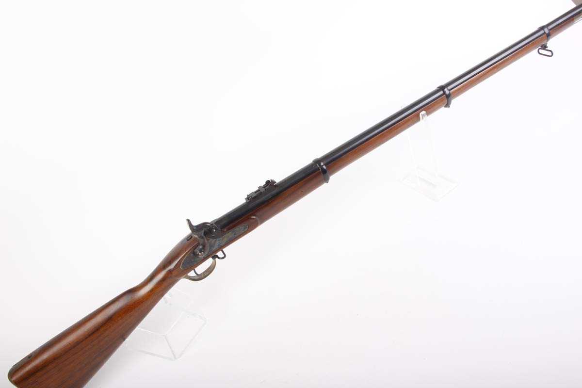 Ⓕ (S2) .58 (smooth) Euroarms of America percussion 3-band black powder musket, 38½ ins full - Image 4 of 9