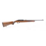 Ⓕ (S1) .22 Ruger 10/22 semi automatic carbine, 19 ins screw cut barrel with open sights, 10 shot