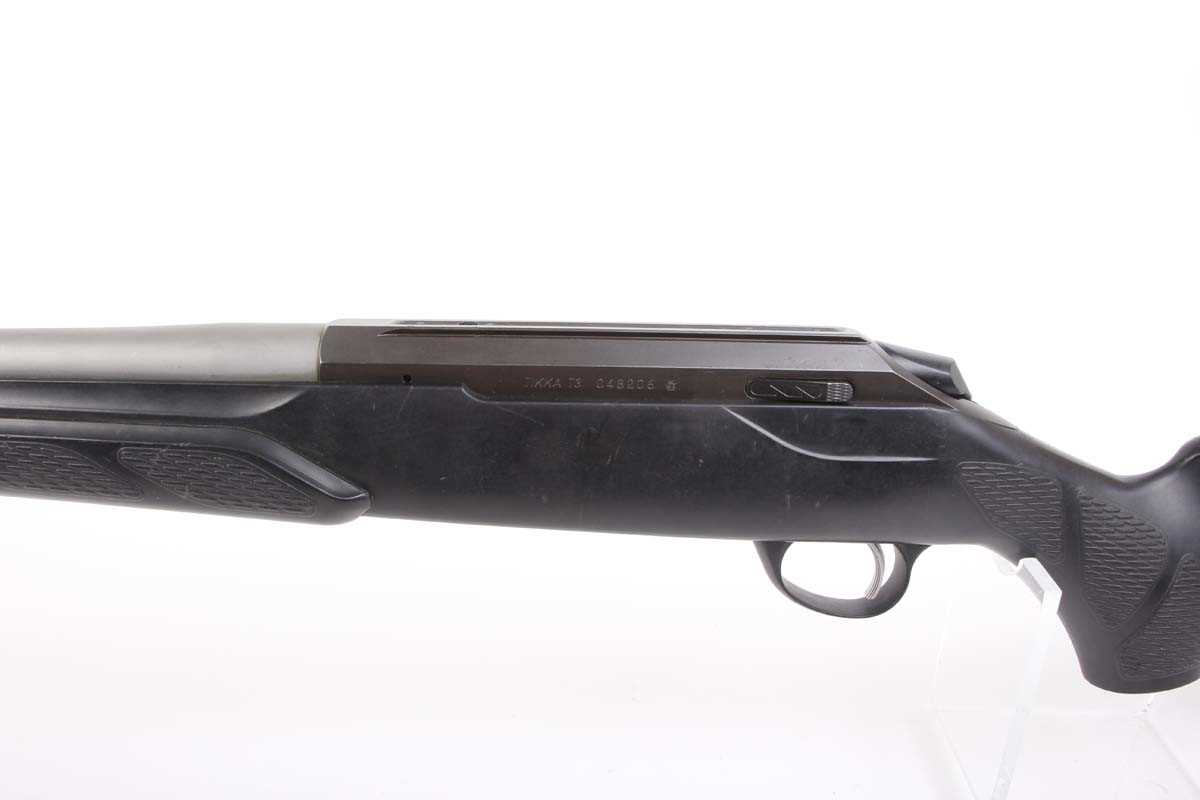 Ⓕ (S1) .243 (Win) Tikka T3 bolt action rifle (magazine missing), 23 ins stainless steel heavy barrel - Image 7 of 9