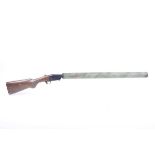 Ⓕ (S2) 12 bore Pedretti Hushpower single, 31 ins fully moderated camo-painted barrel, 70mm