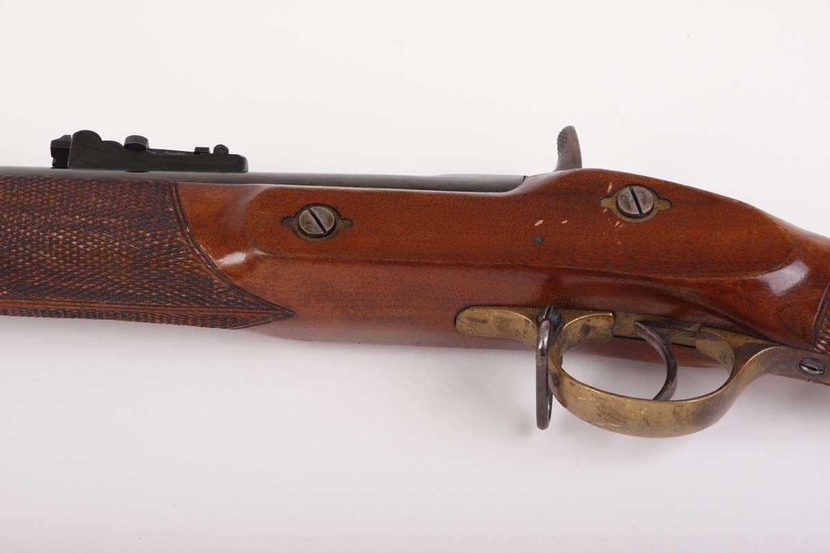 Ⓕ (S1) .577 Parker Hale Enfield 1853 percussion musket, 38 ins round barrel, fullstocked with - Image 9 of 9