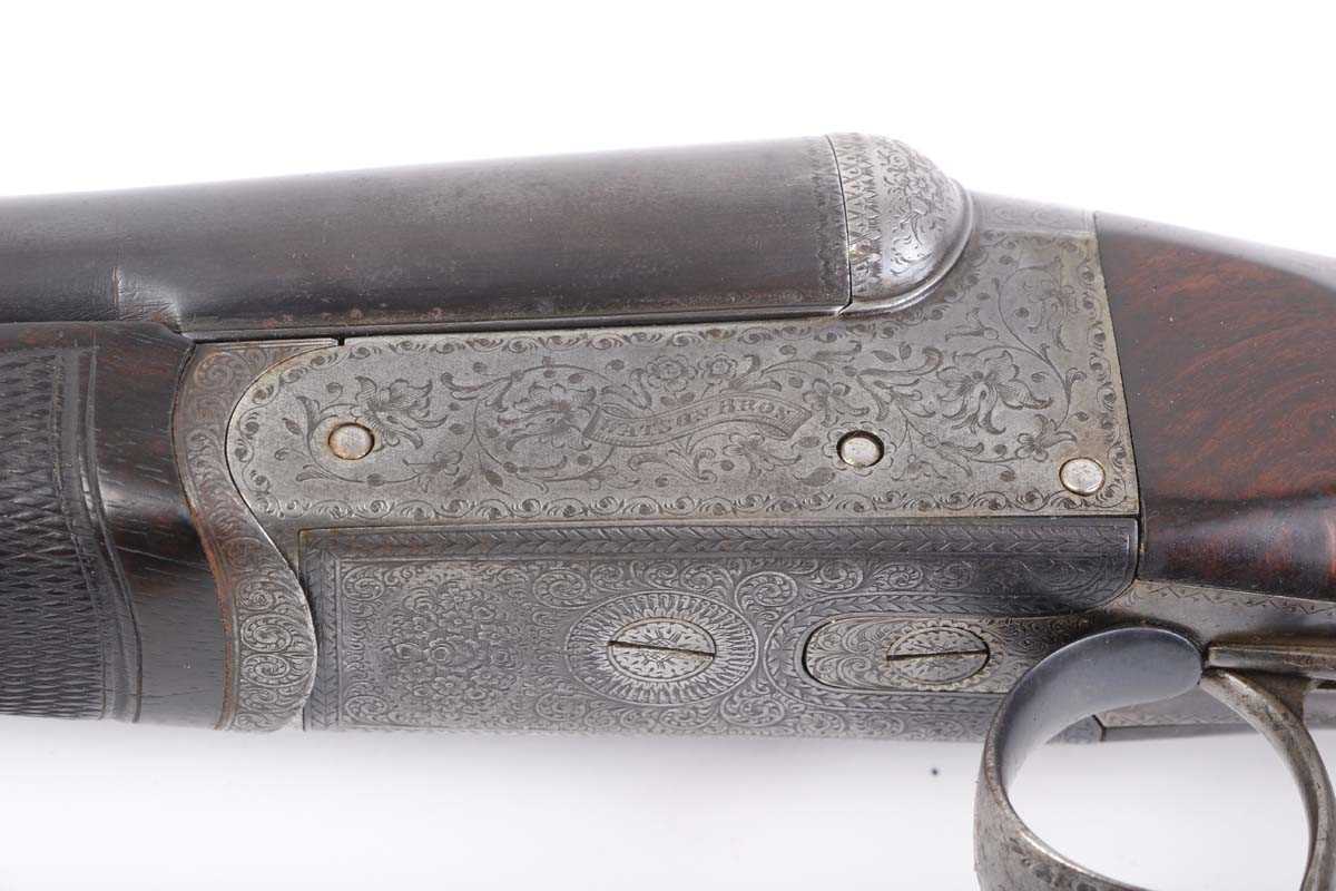 Ⓕ (S2) .410 boxlock ejector by Watson Brothers, 27 ins discreetly sleeved barrels with a concave top - Image 16 of 22