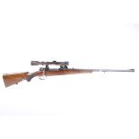 Ⓕ (S1) 8x57mm Mauser bolt action rifle, internal magazine, 25 ins sighted barrel, double set