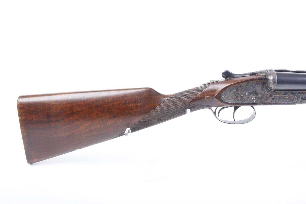 Ⓕ (S2) 12 bore AYA No.2 sidelock ejector, 26 ins chopper lump barrels, ¼ & ½, concave top rib with - Image 2 of 7