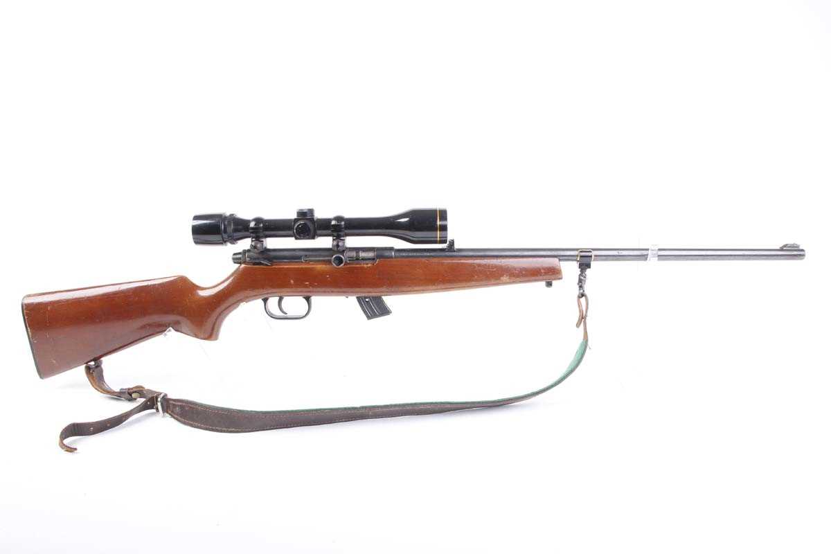 Ⓕ (S1) .22 Krico 900 semi automatic rifle, 22½ ins sighted barrel, 10-shot magazine, mounted 4x40