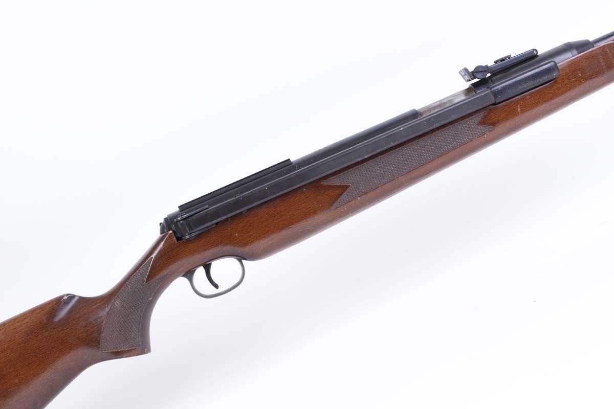 Ⓕ (S1) .22 Diana Model 48/52 side lever FAC air rifle, open sights, Monte Carlo stock, no. 985263