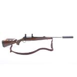 Ⓕ (S1) .308 (Win) Sauer 202 bolt action rifle, 19½ ins screw cut barrel with gloss black finish (A-
