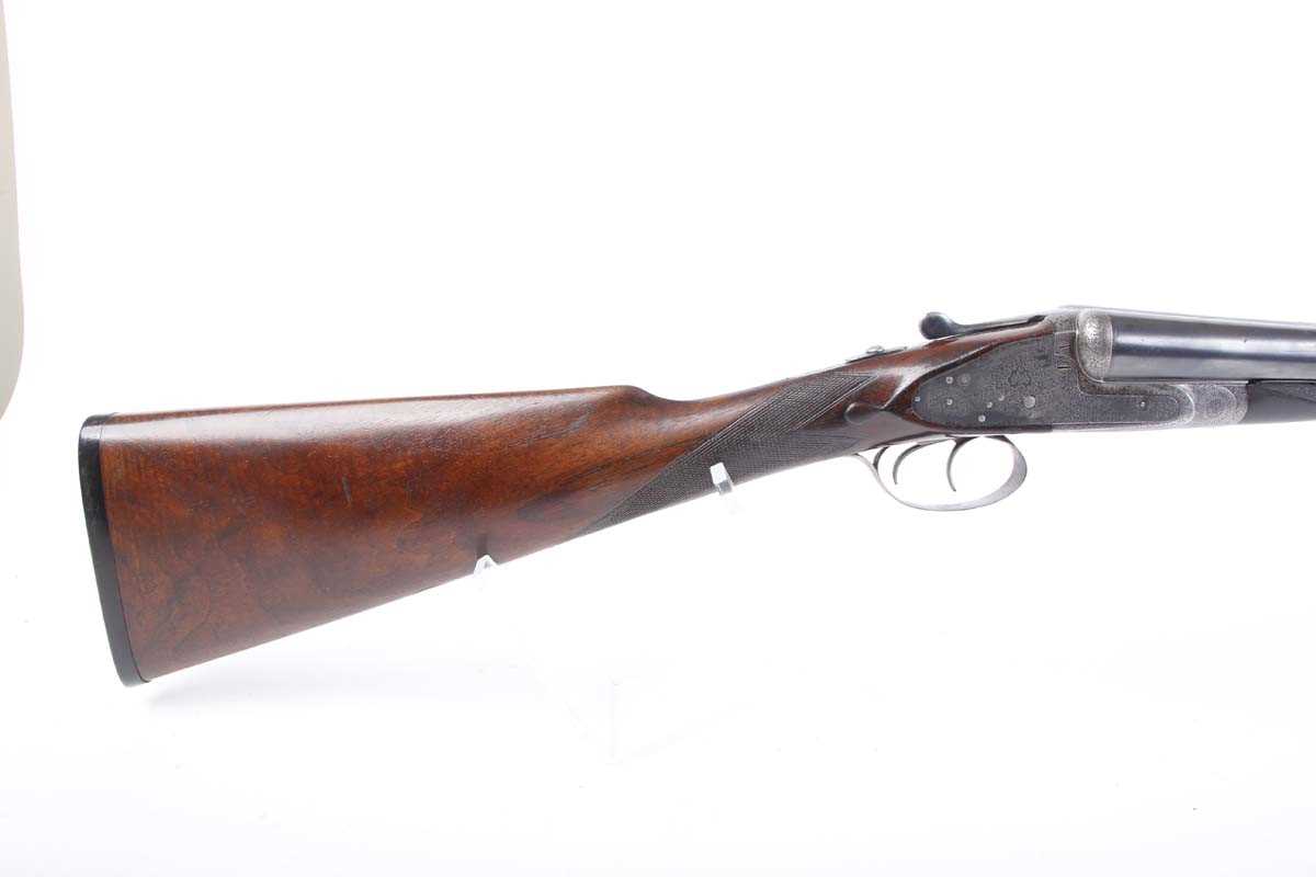 Ⓕ (S2) 12 bore sidelock non ejector by J. Graham & Co. 30 ins barrels, ic & ic, concave rib with - Image 2 of 7