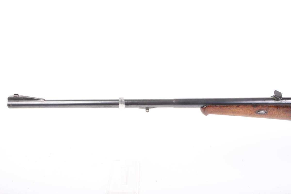 Ⓕ (S1) 8x57mm Mauser bolt action rifle, internal magazine, 25 ins sighted barrel, double set - Image 8 of 9