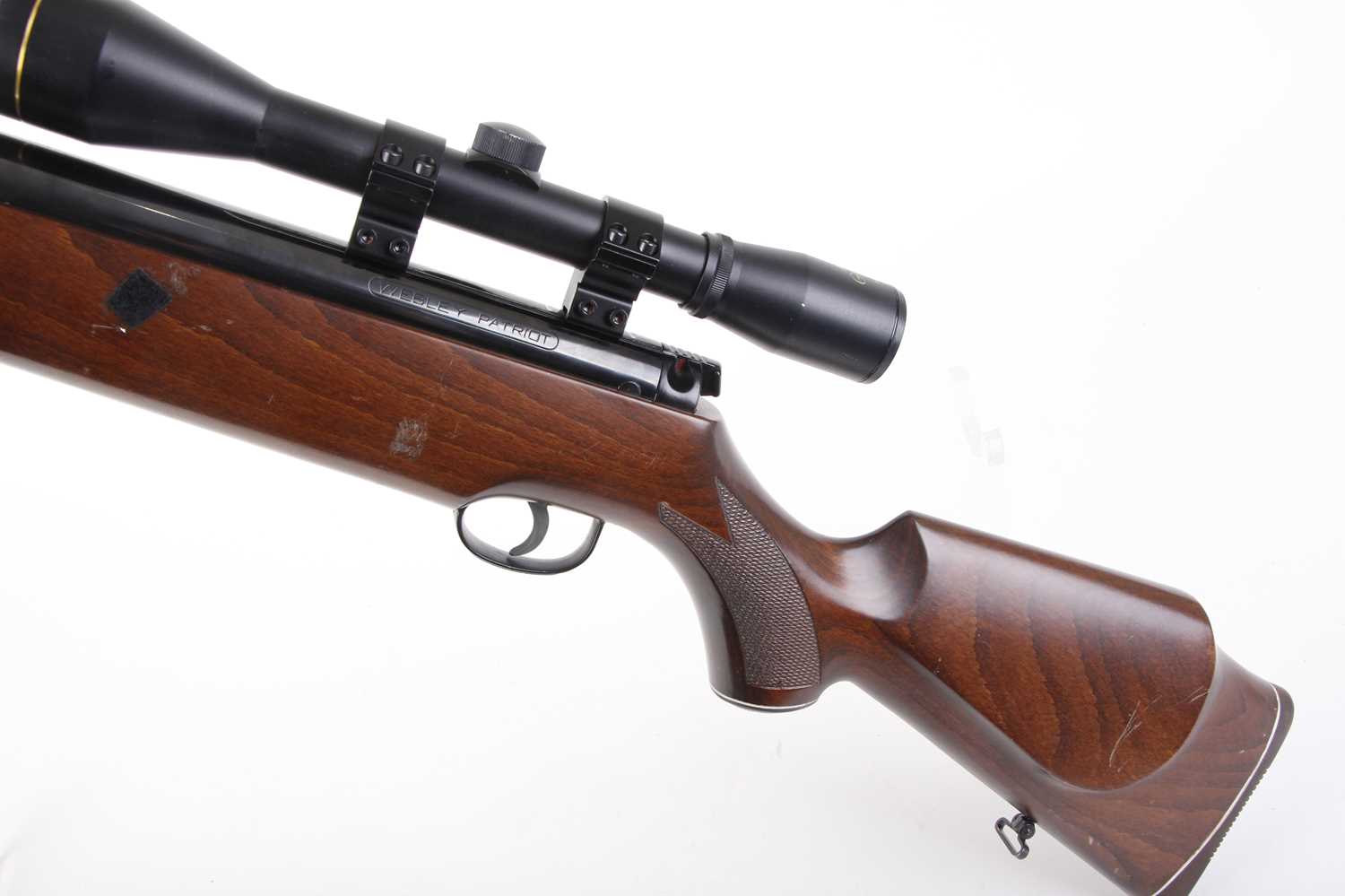 Ⓕ (S1) .25 Webley Patriot FAC break-barrel air rifle, fitted moderator, 4 x 40 Apollo scope, Monte - Image 6 of 7