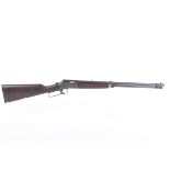 Ⓕ (S1) .22 Browning BL-22 lever action carbine, 19½ ins barrel with open sights, tube magazine,