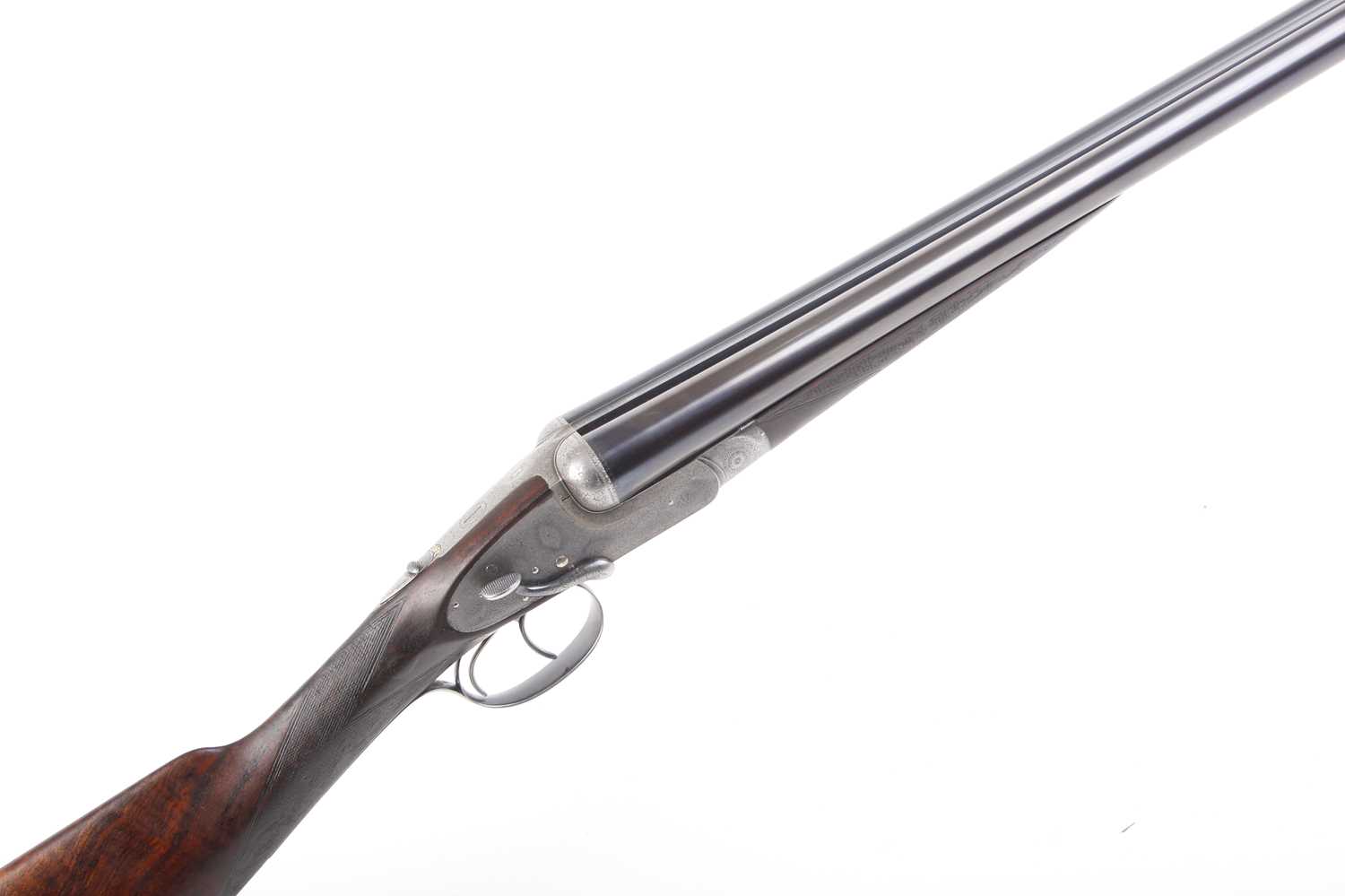 Ⓕ (S2) A 12 bore assisted-opening sidelock ejector by Boss & Co, the 30 ins barrels choked at ic & ¼