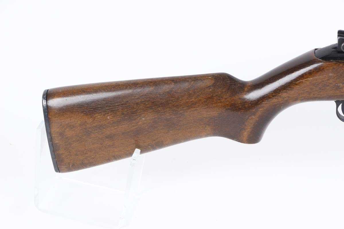 Ⓕ (S1) .22 Erma-Werke Mod. E M1 semi automatic rifle, 18 ins barrel with open sights, 5-shot - Image 2 of 6