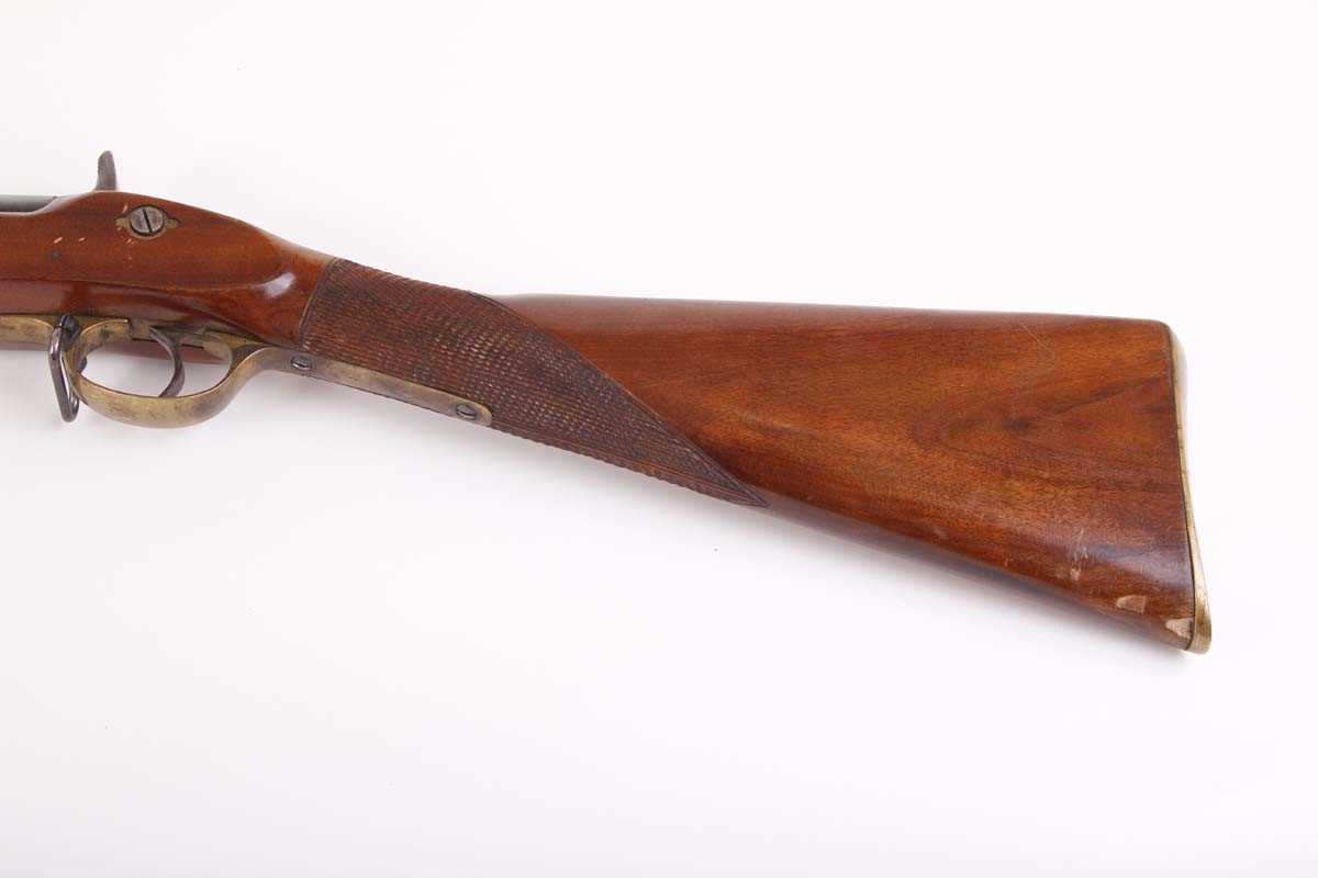 Ⓕ (S1) .577 Parker Hale Enfield 1853 percussion musket, 38 ins round barrel, fullstocked with - Image 8 of 9