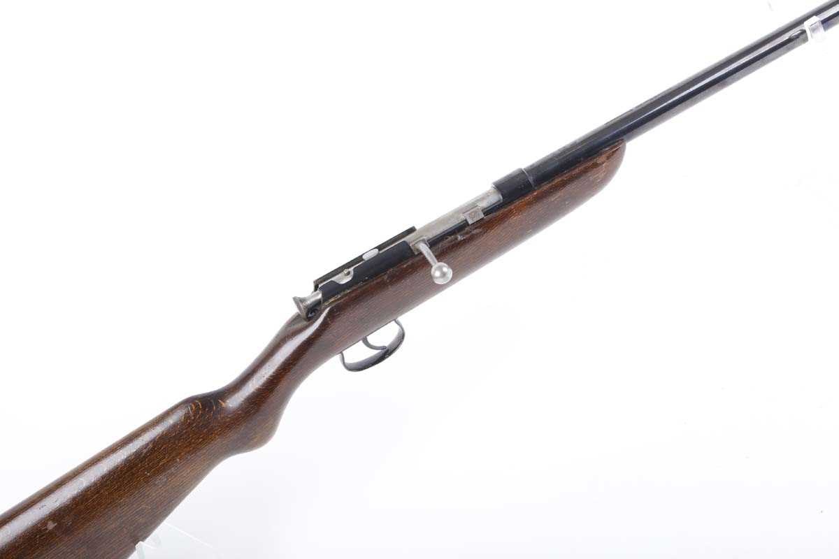 Ⓕ (S2) .410 Webley & Scott bolt action, 25½ ins barrel with bead sight, 2½ ins chamber, 14½ ins - Image 4 of 6