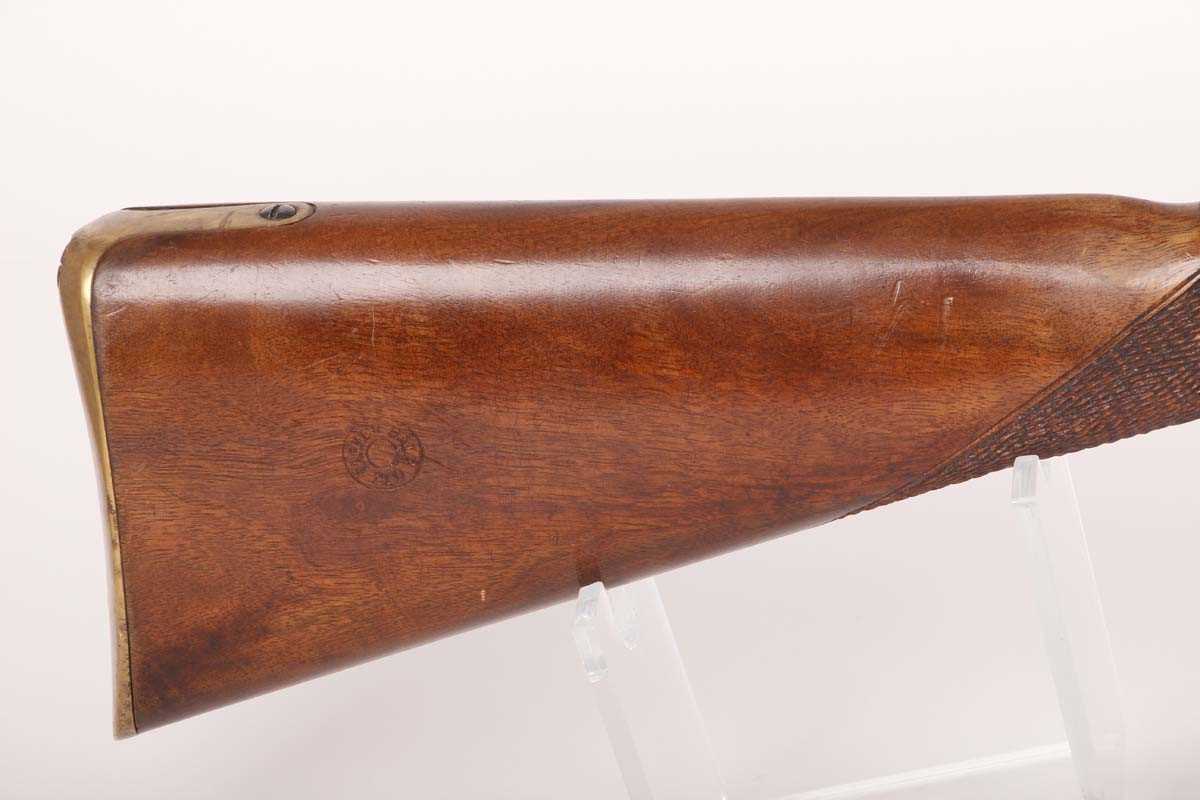 Ⓕ (S1) .577 Parker Hale Enfield 1853 percussion musket, 38 ins round barrel, fullstocked with - Image 2 of 9