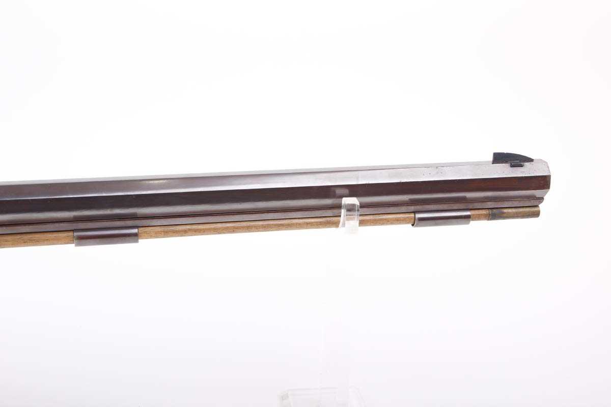 Ⓕ (S2) .54 (smooth) Pedersoli 'Tryon Deluxe' percussion smooth-bored long gun, 32 ins octagonal - Image 6 of 9