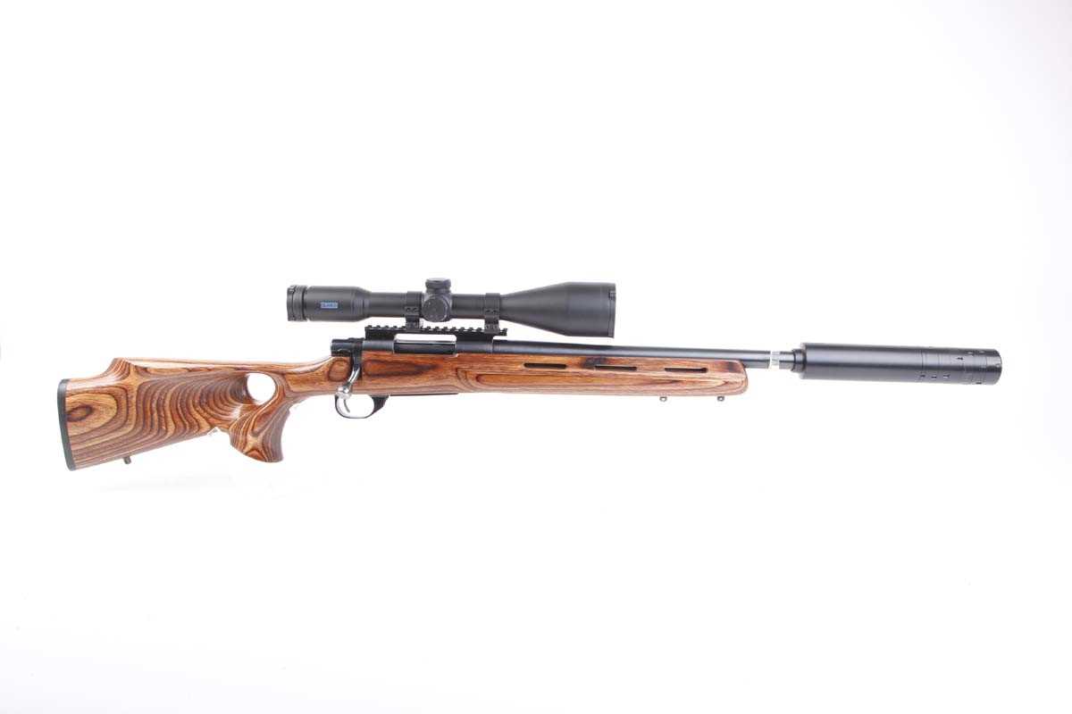 Ⓕ (S1) .243(Win) Howa Model 1500 bolt action rifle, 21 ins heavy barrel, screw cut (Nielsen Sonic