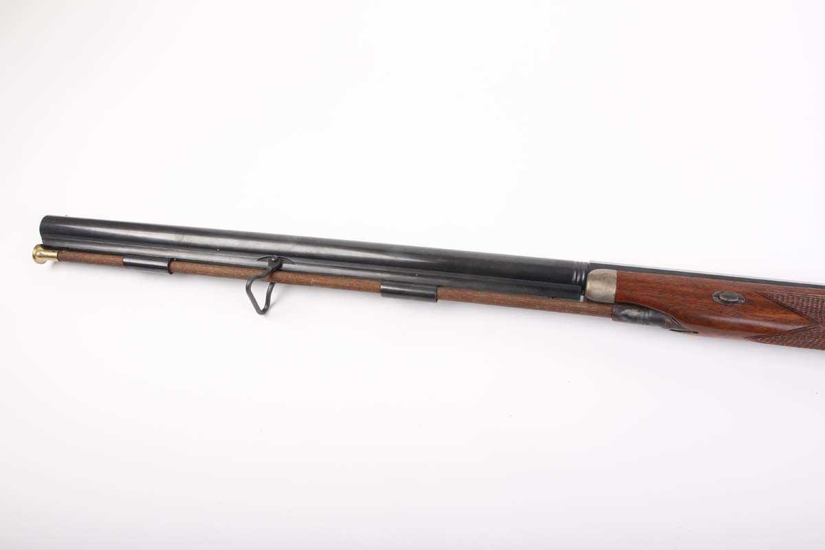 Ⓕ (S2) 12 bore Pedersoli percussion single sporting gun, 32 ins two-stage part octagonal barrel ( - Image 8 of 8