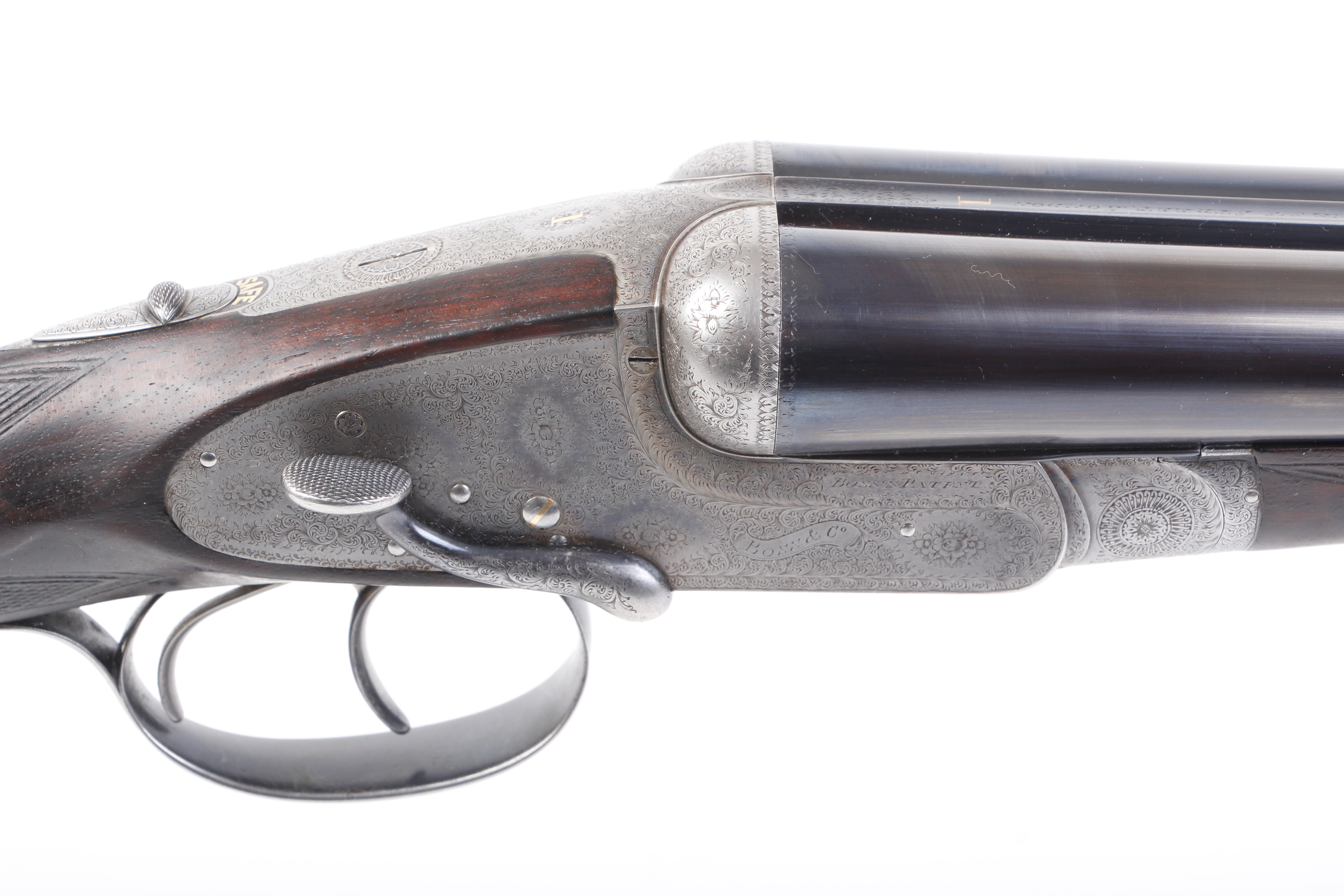 Ⓕ (S2) A 12 bore assisted-opening sidelock ejector by Boss & Co, the 30 ins barrels choked at ic & ¼ - Image 19 of 32