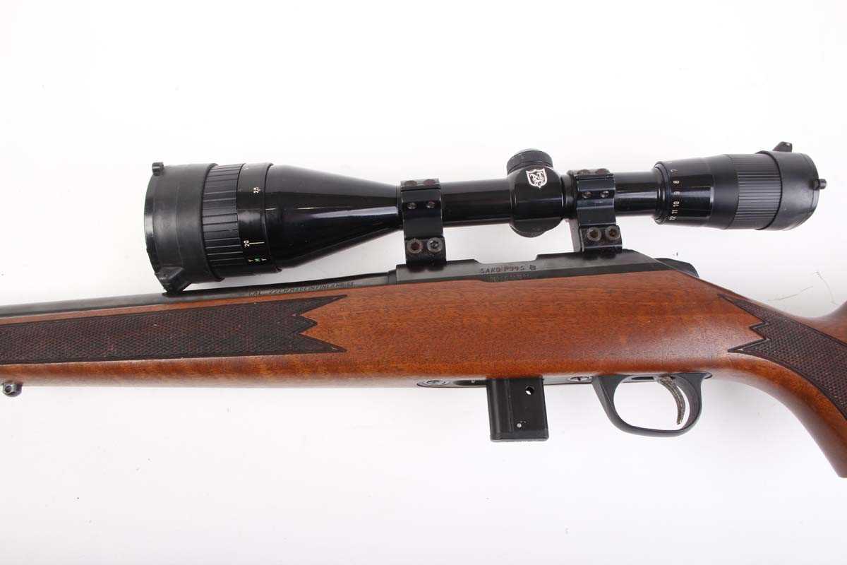 Ⓕ (S1) .22 Sako P94S bolt action rifle, 21½ ins barrel screw cut for moderator, 9 shot magazine, - Image 6 of 7