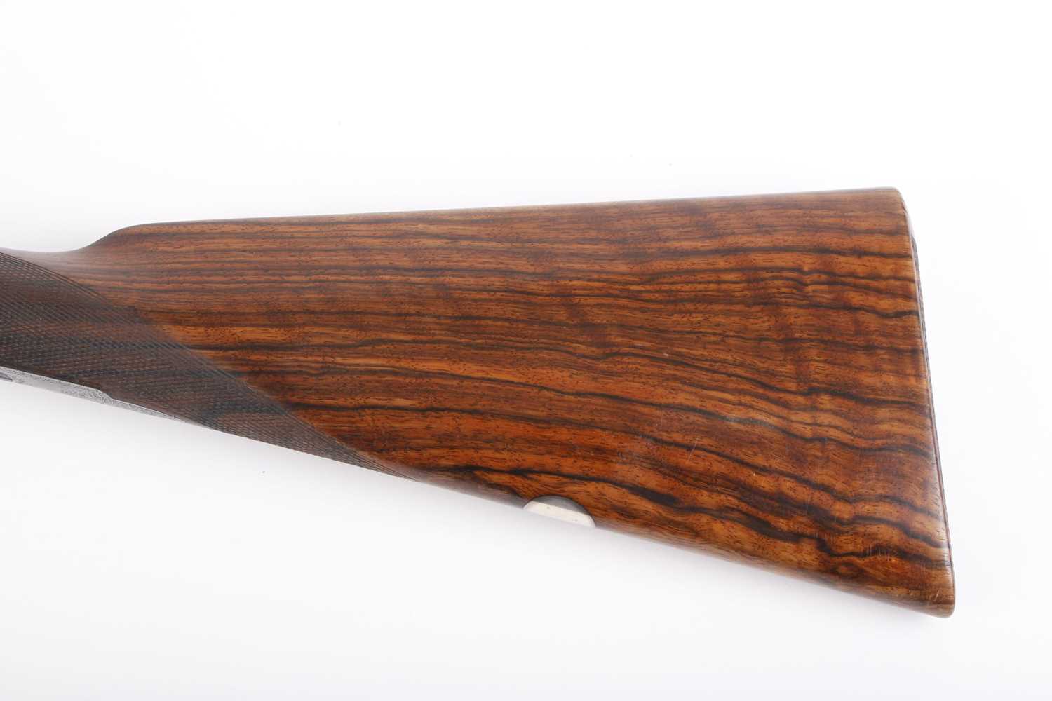 Ⓕ (S2) 12 bore sidelock ejector by Joseph Lang & Son c.1906/7, 28 ins sleeved barrels, ¼ & ½, the - Image 21 of 24