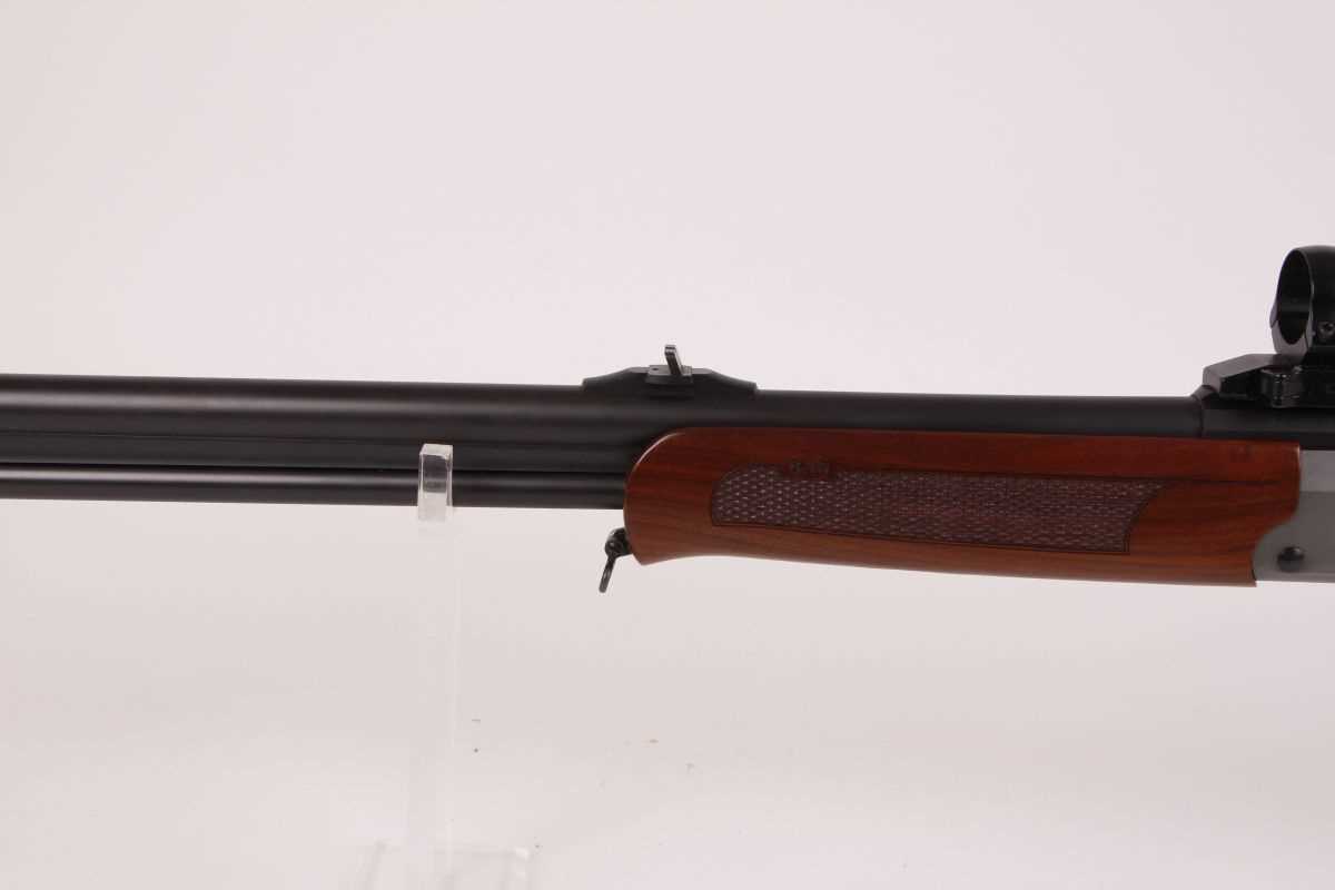 Ⓕ (S1) 12 bore/.222 (Rem) Haenel Jaeger 8.10 over and under combination hunting gun, 23½ ins - Image 7 of 8