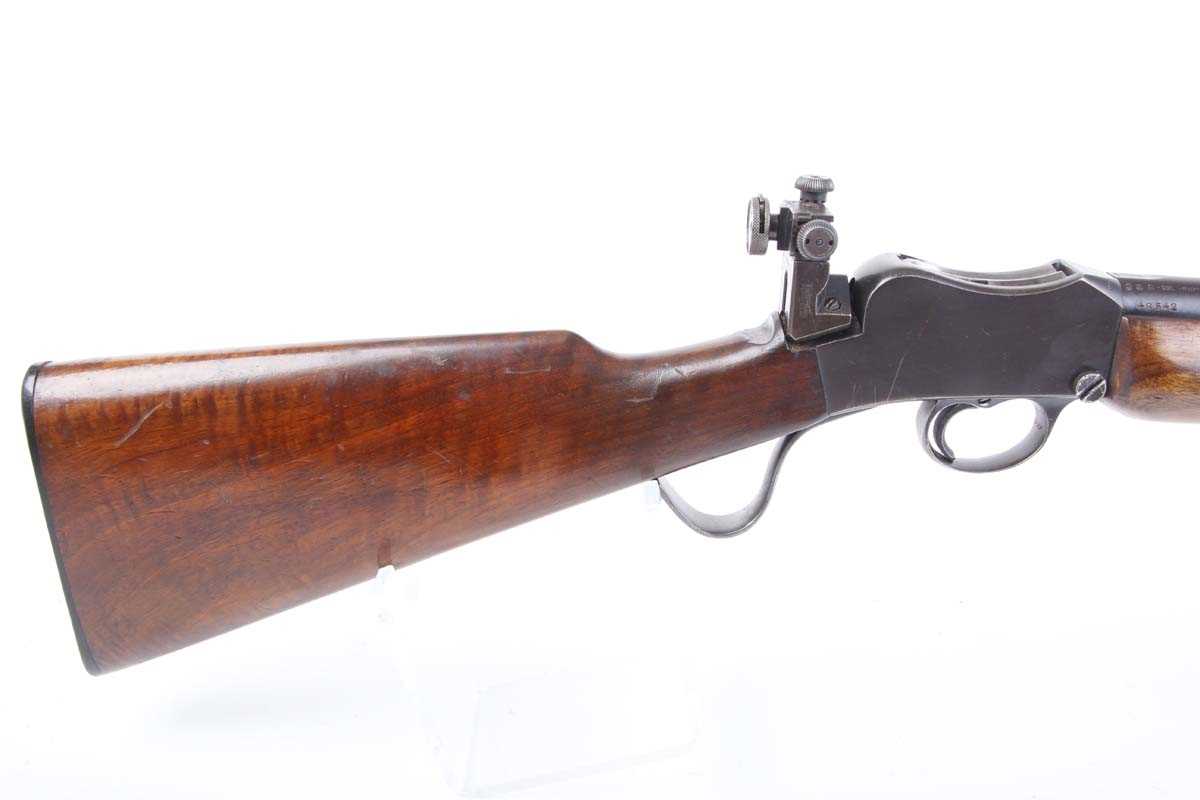 Ⓕ (S1) .22 BSA Martini-action heavy target rifle, 29 ins heavy barrel, Parker Hale FS22 foresight - Image 2 of 7