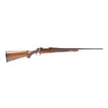 Ⓕ (S1) .223 Ruger M77 MkII bolt action rifle, 23 ins barrel with gloss black finish, internal