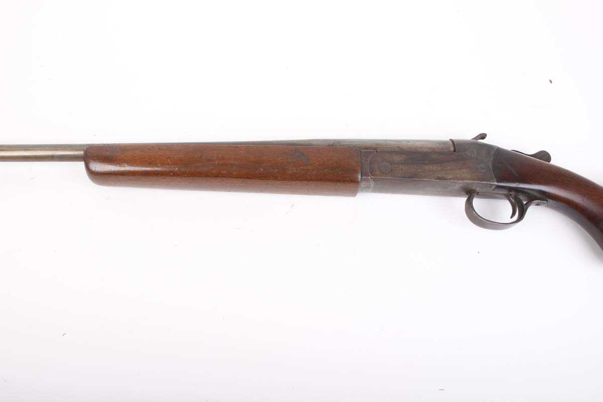 Ⓕ (S2) .410 Cooey semi hammer, 26 ins barrel with bead sight, 3 ins magnum chamber, 14 ins stock, - Image 6 of 7