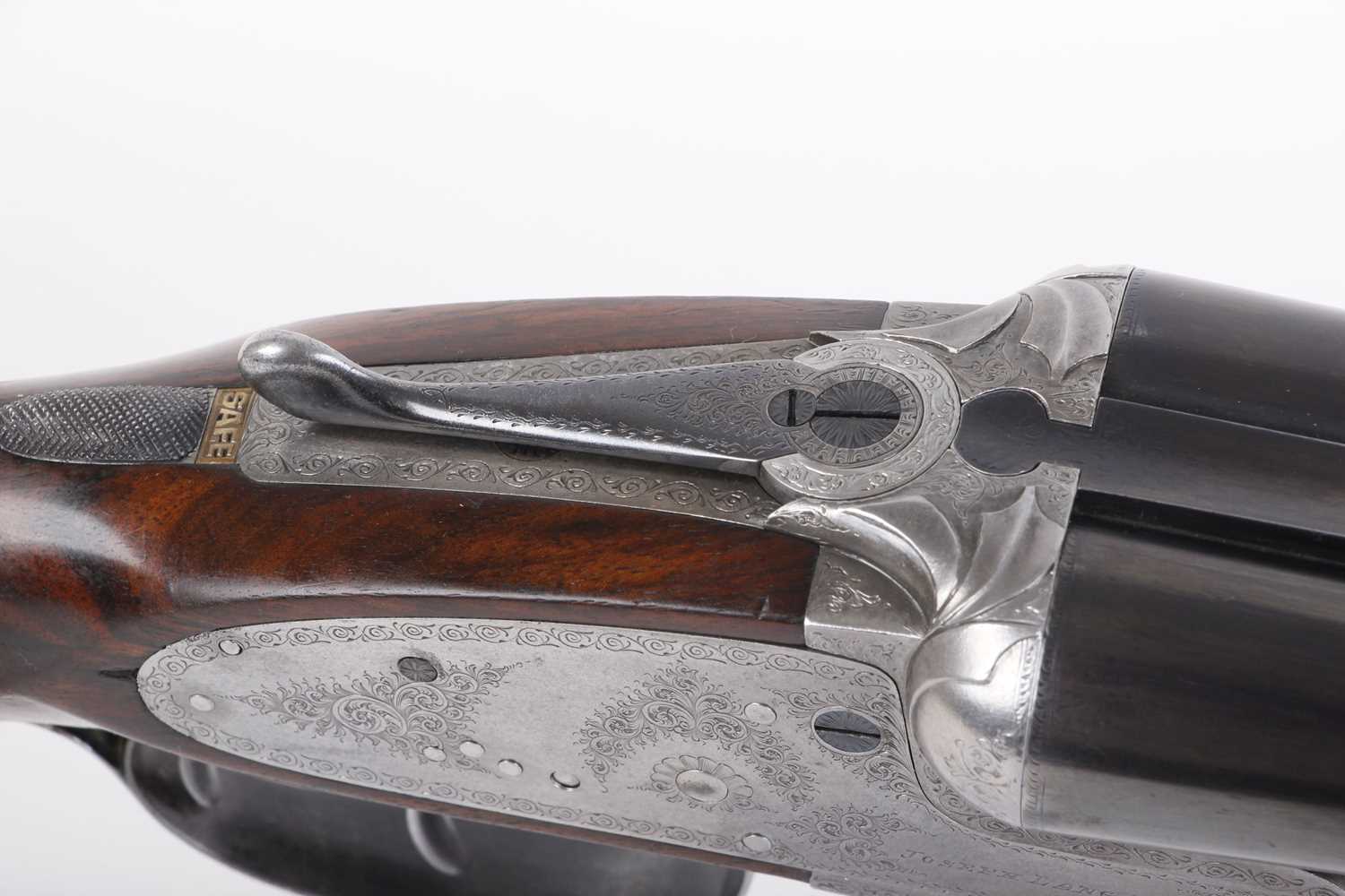 Ⓕ (S2) 12 bore sidelock ejector by Joseph Lang & Son c.1906/7, 28 ins sleeved barrels, ¼ & ½, the - Image 17 of 24