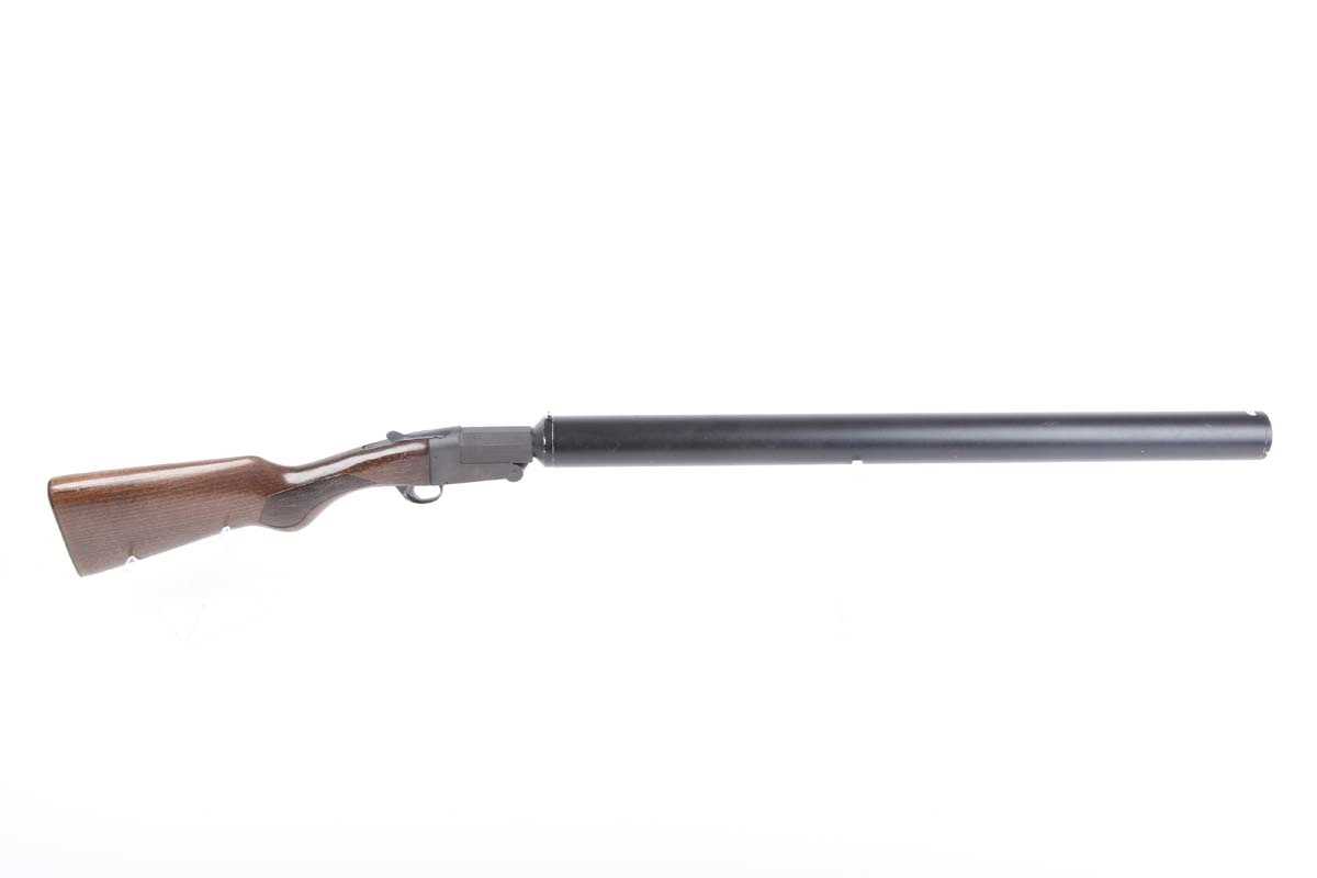 Ⓕ (S2) 12 bore Gunsport Hushpower, 31 ins fully moderated barrel, 76mm magnum chamber, folding