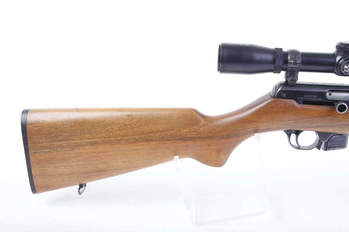 Ⓕ (S1) .22 BRNO Model 581, semi automatic, 5 shot magazine, 14½ ins barrel threaded for moderator - Image 2 of 7