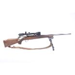 Ⓕ (S1) .22-250 Sako Aii bolt action rifle, 22 ins barrel, internal magazine with hinged floor plate,