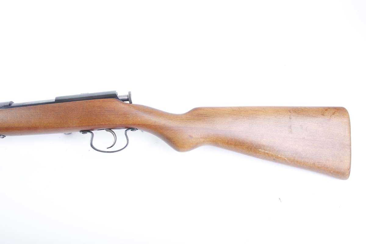 Ⓕ (S2) .410 Webley & Scott, bolt action, 25 ins barrel, 13¾ ins, semi pistol grip stock, no.4192 - Image 5 of 7