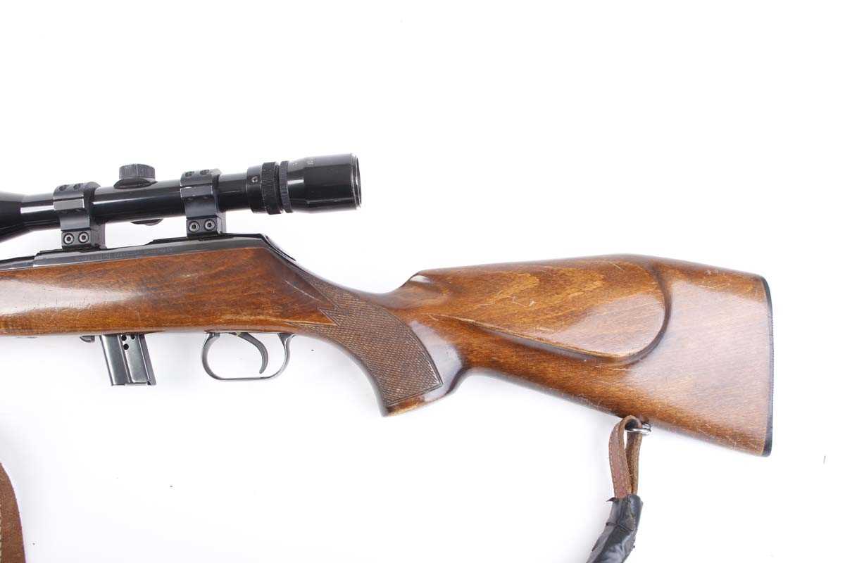 Ⓕ (S1) .22 Mauser Model 201, bolt action, 10 shot magazine, 20 ins barrel threaded for moderator ( - Image 7 of 10