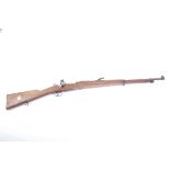 Ⓕ (S1) 6.5 x 55mm Carl Gustav Target Service Rifle, bolt action, internal magazine, 29 ins part