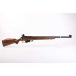 Ⓕ (S1) 7.62mm (Nato) Parker Hale T4 bolt action target rifle, 26 ins heavy barrel with tunnel