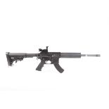 Ⓕ (S1) .22 SGC/CZ AR-15 semi automatic rifle, no. 05-223-0991