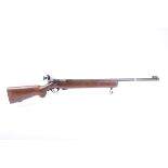 Ⓕ (S1) .22 Mossberg US 44(b) bolt action training rifle, 26 ins barrel, tunnel front sight and