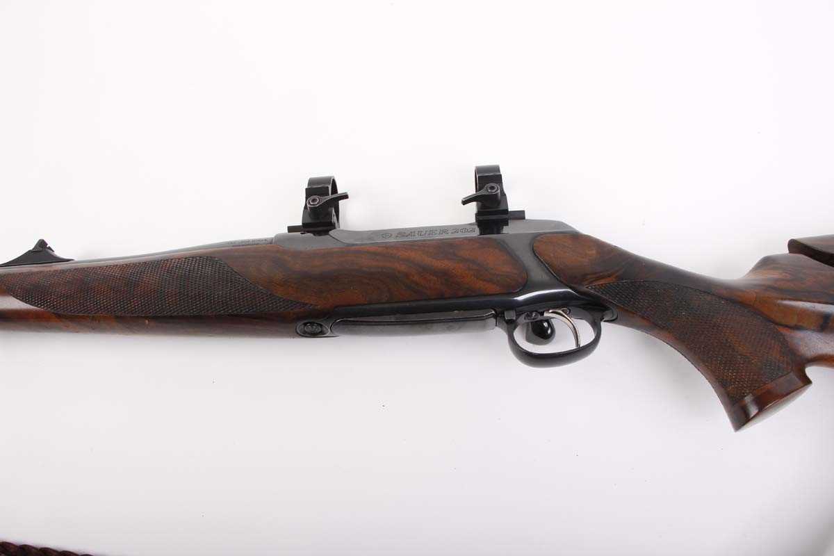 Ⓕ (S1) .308 (Win) Sauer 202 bolt action rifle, 19½ ins screw cut barrel with gloss black finish (A- - Image 9 of 12