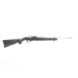 Ⓕ (S1) .22 Ruger 10/22 Takedown, 19 ins stainless steel barrel threaded for moderator, Raised bead