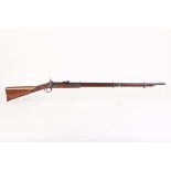 Ⓕ (S1) .577 Parker Hale Enfield 1853 percussion musket, 38 ins round barrel, fullstocked with