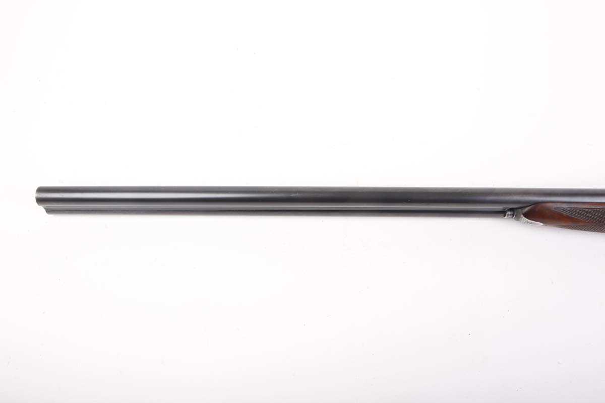 Ⓕ (S2) 20 bore AYA No.2 sidelock ejector, 26 ins chopper lump barrels, cyl & ¼, concave top rib with - Image 7 of 7