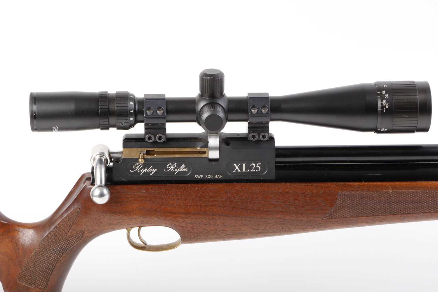Ⓕ (S1) .22 Ripley Rifles XL25 pre charged bolt-action FAC air rifle, fitted Ripley moderator, dual - Image 2 of 6